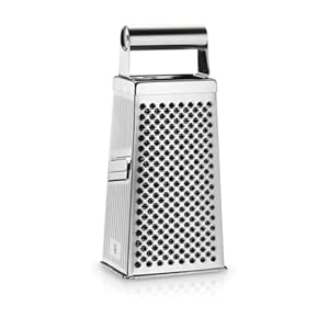 WMF Gourmet Vierkantreibe, 8 x 24 cm, Reibe Edelstahl, 4 Reibeflächen, ideal als Kartoffelreibe, Gemüsehobel, Cromargan, spülmaschinengeeignet