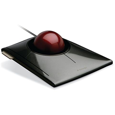 Kensington Wired SlimBlade Trackball Mouse (K72327U), Black Cover
