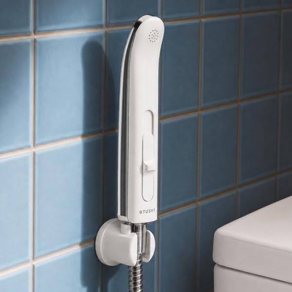 TUSHY Handheld Bidet Sprayer for Toilet with Adjustable Water Pressure | Ergonomic, Leak-Proof Brass...