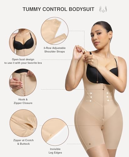 Image of Lover-Beauty Fajas Colombianas Shapewear for Women Tummy Control Body Shaper Faja Postparto Para Mujer Post Surgery