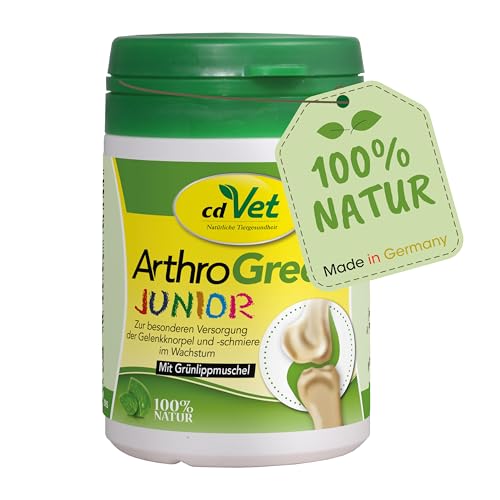 cdVet ArthroGreen Junior 25g – Ergänzungsfuttermittel für Hunde und Katzen mit Grünlippmuschel und Kräutern