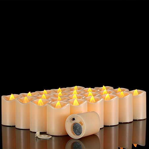 Flameless Candles, Votive Candles Set 24 (H 2") Led Tea Light Candles - Thumbnail 5