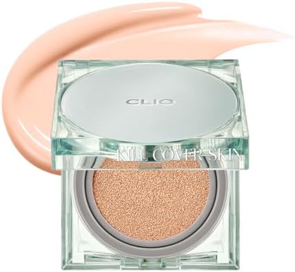 CLIO KILL COVER SKIN FIXER CUSHION (Advanced Version) (21C LINGERIE, [Refill Included])