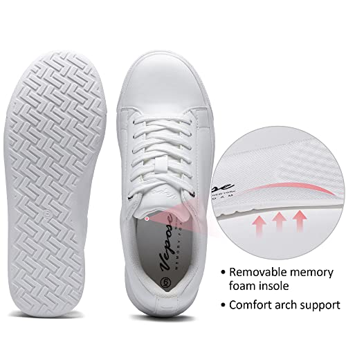 Vepose Women's 8012 Lace Up Classic Fashion Sneakers Comfortable Cute Shoes4