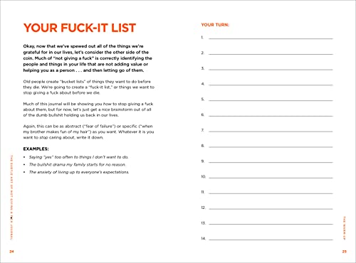 The Subtle Art of Not Giving a F*ck Journal - Image 5