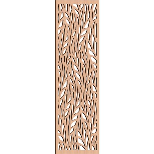 Image of Ortonville Decorative Pierced Fretwork Wood Wall Panels, 23 3 /8 inchW x 59 3 /8 inchH x 3 /8 inchT, Alder