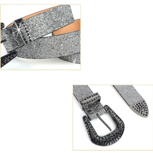Rhinestones Decorative Belt Personality Charm Waistband Fashion Creative Belt for Parties and Social Gatherings4