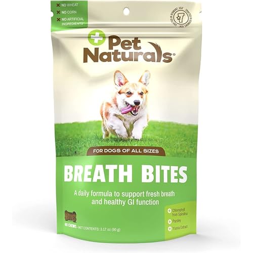 Pet Naturals Breath Bites for Dogs – Breath Freshener...