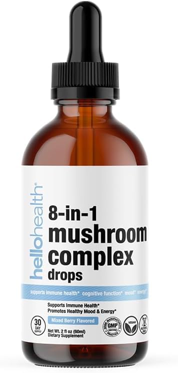 Amazon.com: 8-in-1 Mushroom Supplement Drops – Nootropics Brain