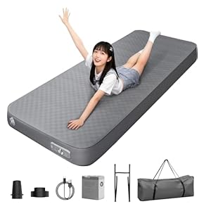 アウトドア自動膨張式スリーピングマット エアーマット 枕付き 車中泊 キャンプ スリーピングマット 自動