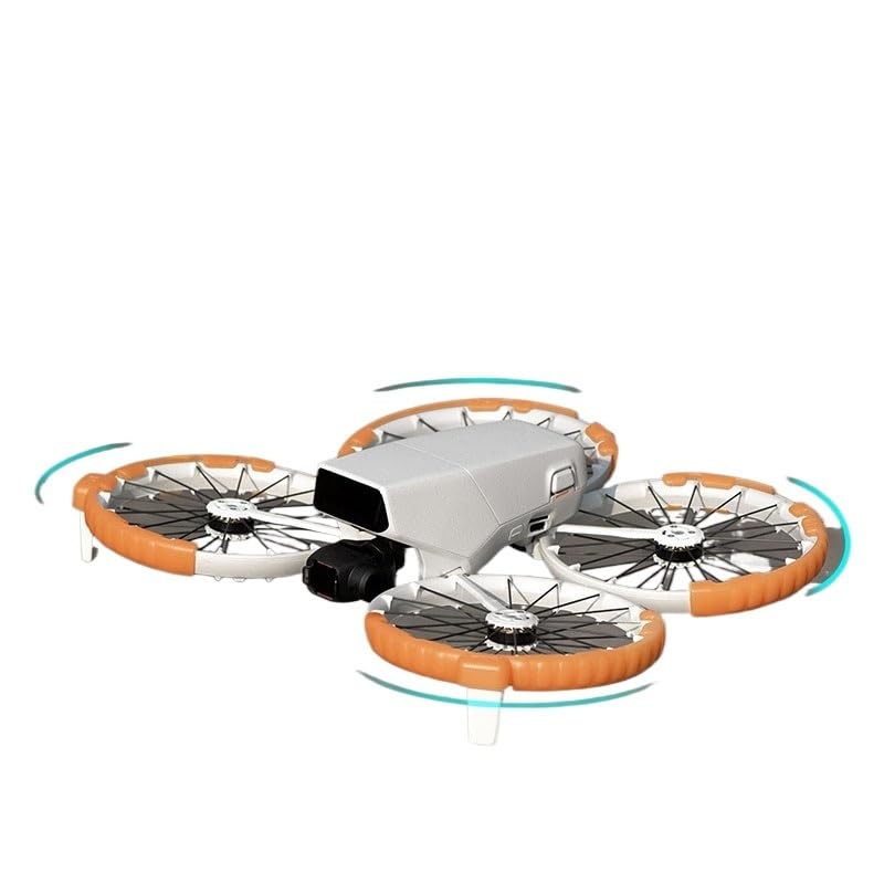 Compatible para VOLODYMYR Protector De Hélices Para DJI Flip | Anillos parachoques protegen hélices de daños por impacto(Orange)