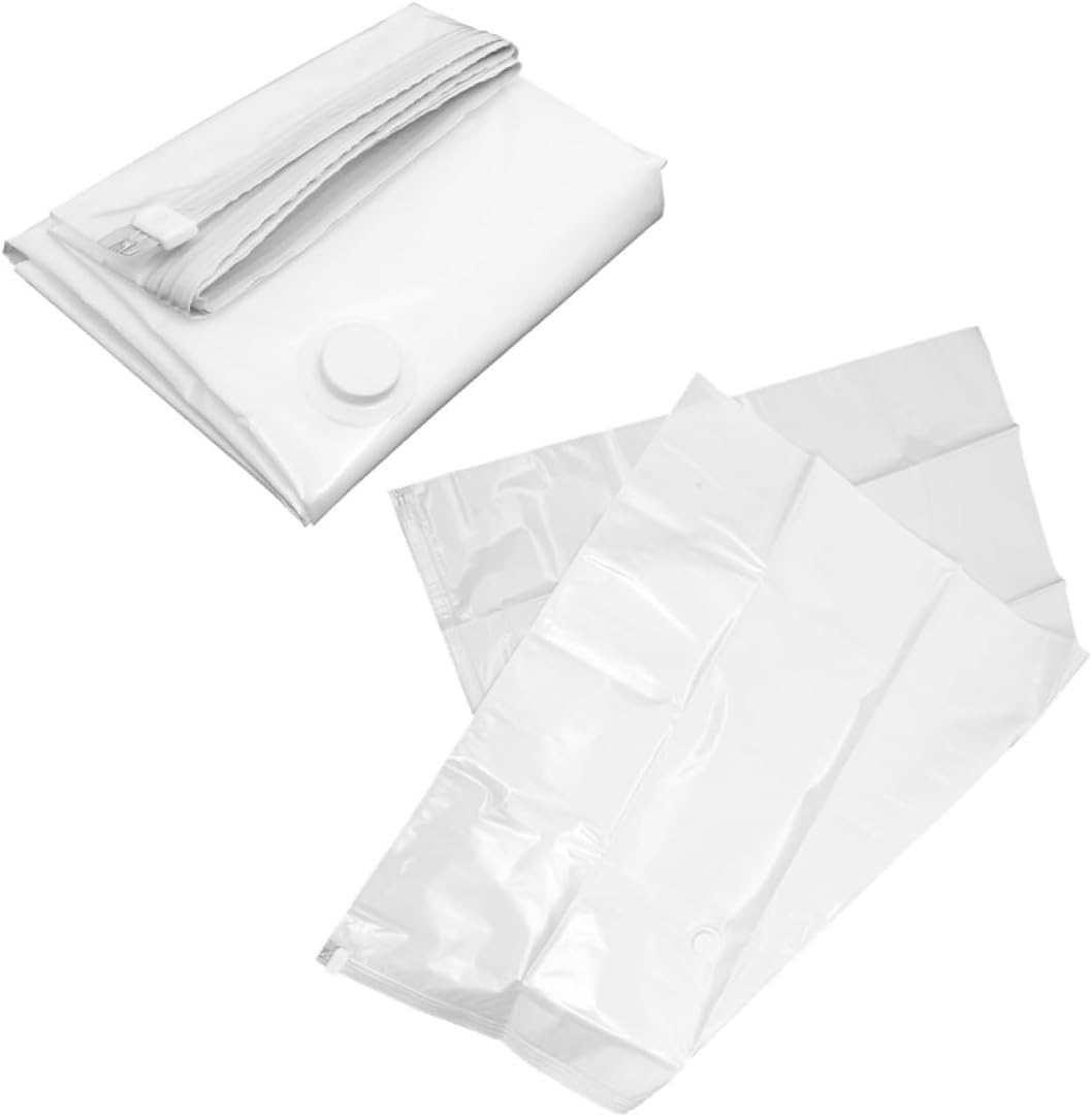 DECHOUS 2pcs Reusable Vacuum Compression Bag for Mattress Sealed Storage Bags for Clothes Bedding