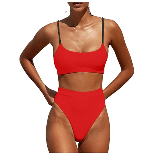 Bikini push-up jaune taille S avec haut dos nu ajustable pour l'été