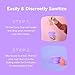 Pixie Menstrual Cup Compact Sterilizer - Good for Public Restrooms, Camping, or Dorms - Collapsible Cleaner Container for Your Menstrual Disc & Period Cup - Microwavable - Reusable - Case Holder