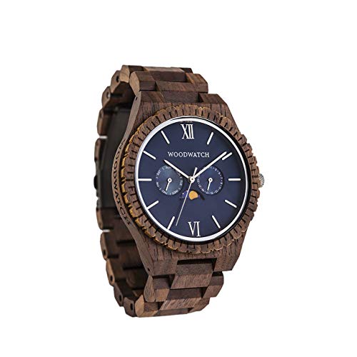 Preisvergleich Produktbild Die offizielle WoodWatch Herren Neptune Holzuhren / Japanische Quarzbewegung
