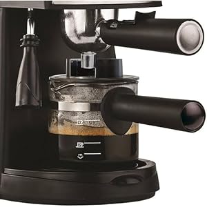 4 Cup Espresso Accessories Espresso Glass Coffee Pot Replacement for IMUSA, Hamilton Beach, Mr.Coffee, Breville, UNIVEN Espresso Machine,Black handle 4 Cup Espresso Accessories Espresso Glass Coffee Pot Replacement for IMUSA Hamilton Beach MrCoffee Breville UNIVEN Espresso MachineBlack handle