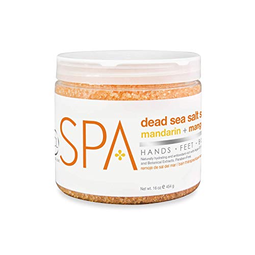 BCL SPA Dead Sea Salt Soak Mandarin + Mango, 16 oz.