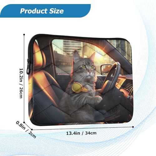 Funda para portátil Cat Driver 13-14 pulgadas impermeable miniatura 3