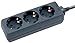 Produktbild BAT 3-fach Steckdosenleiste Schwarz, 1150600015
