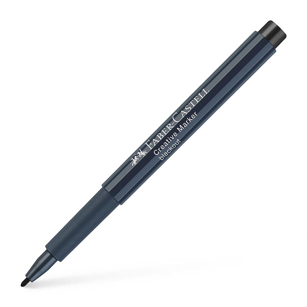 Faber-Castell Creative Marker - Blackout - Refillable Marker Pen