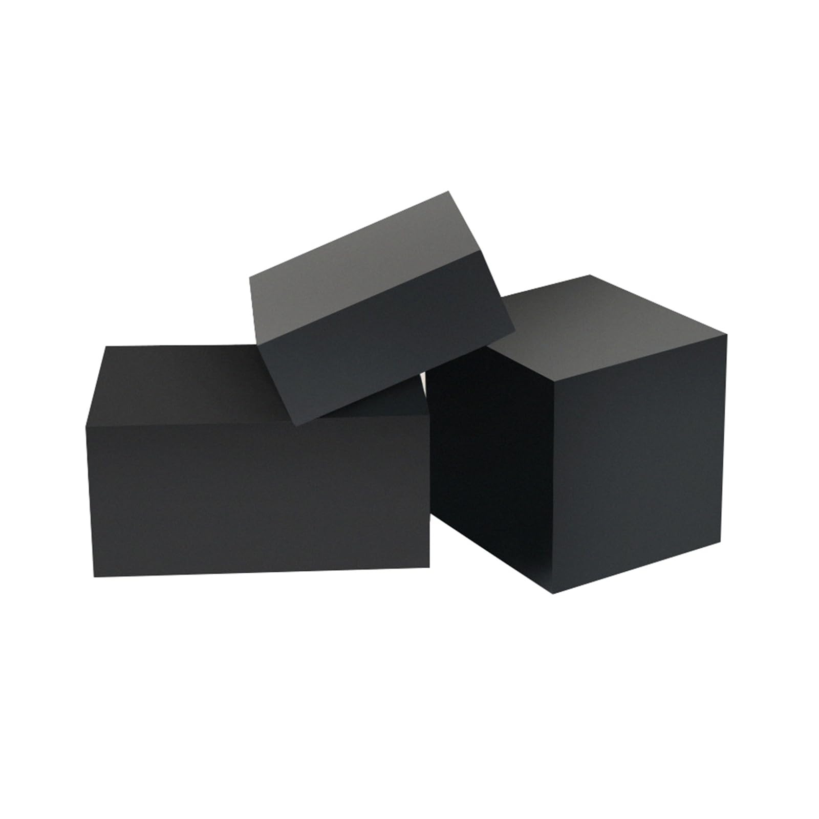 1-20 pièces Épaisseur 10-50mm caoutchouc noir rectangulaire rondelles d’amortissement des vibrations pour machinerie, meubles, automobile et équipements électroniques, 100x100x15mm(5pcs)