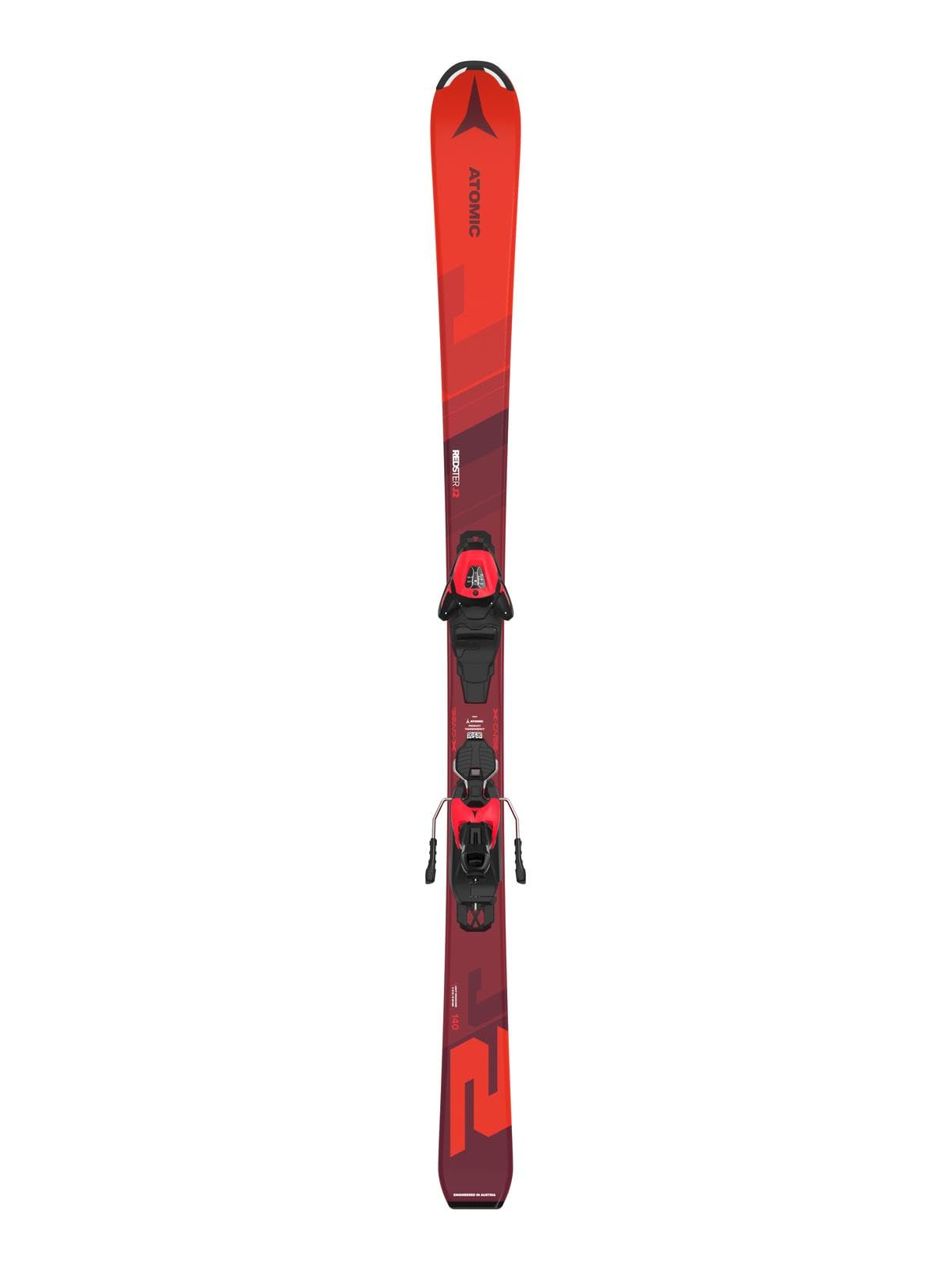 ATOMIC Redster J2 (130-150cm) + L 6 GW Skiset Gr. 130 cm für Perfektes Carving mit Atomic Race Rocker und Bend-X Technologie. Stabilität und Vielseitigkeit garantiert.