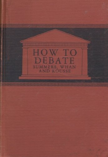 How to Debate B005C1U1YW Book Cover