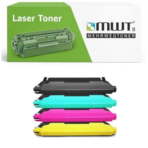 Toner Dell 1230c 1235c par Mehrwegtoner pack de 4 cartouches pour imprimante