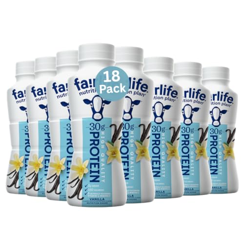 Image of FairIife Nutrition Plan - Vanilla High Protein Shake - 30g protein (18 Pack)