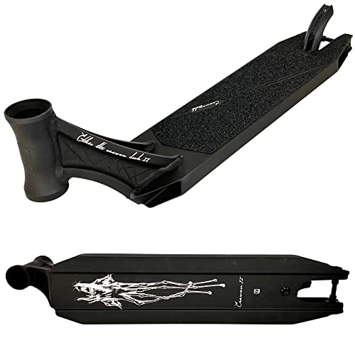 Fantic26 Sticker + Ethic DTC Erawan V2 Stunt-Scooter Park-Trick-Tret-Roller Ersatz-Deck (50cm Schwarz) Fantic26 Sticker + Ethic DTC Erawan V2 Stunt-Scooter Park-Trick-Tret-Roller Ersatz-Deck (50cm Schwarz)