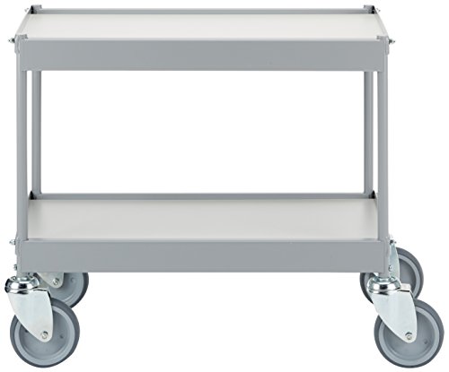 Ebinger 0331 carrello a 2 ripiani, RAL 7001