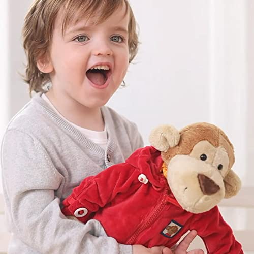 Peluche d'activités singe sigikid pour occuper bébé et stimuler sa curiosité sans écrans - 6