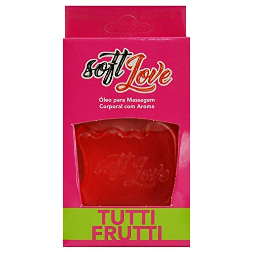 GEL OLEO COMÉSTIVEL PARA MASSAGEM 30ML TUTI FRUTTI - SOFT LOVE