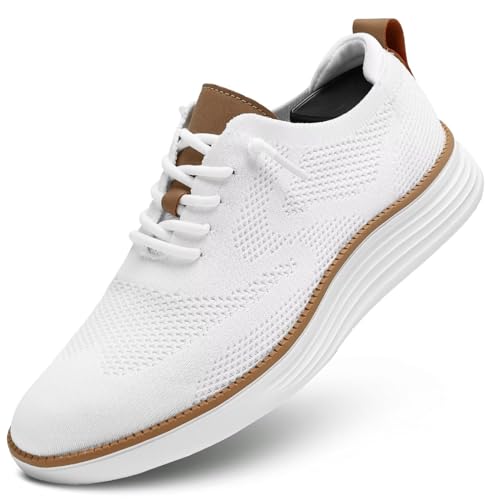 Sneakers de vestir formales Oxford para hombre: zapatos de negocios ligeros y cómodos