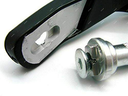 Riloer Motorrad modifizierte Handschützer aus Aluminiumlegierung, ein Paar Lenkerschutz für Motorräder, schwarz