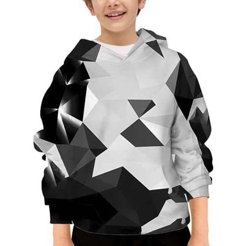Boys Girls Hoodies for Kids 3D Prints Casual Pullover Sweatshirts with Pocket for 6-16 Years2