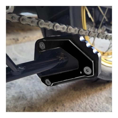 Extension béquille moto DL 650 idéale pour le camping et le trail