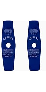 Amazon | 津村鋼業 ツムラ 草刈用切込8枚刃 ブルー 255mm×1.4mm×8P