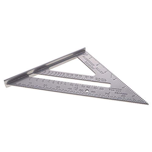 Liga De Alumínio 7 Polegadas 90 Triângulo Régua Ferramenta Para Madeira 7 