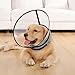 Halskrause Hund Weich, Hundekragen Leckschutz mit Schaumstoffkern, Alternativen zu Aufblasbaren Halskragen Hund, Transparent Halskrausen für Hunde, Postoperativer Schutzkragen Hunde (Grau, Size 7)