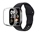 [2-Pack] Senter Case Cover for Redmi Watch 3 case, Hard PC Bumper Protective Case Compatible with Redmi Watch 3/ Mi Watch lite3 Smart Watch