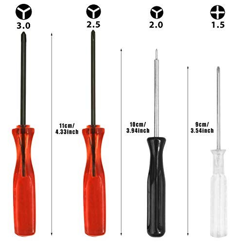 HIGHFINE Triwing 1.5 2.5 3.0 and Phillips PH00 Screwdriver Set Repair for Nintendo Products Wii DS Lite DSi 3DS GBA SP NDS - Thumbnail 2