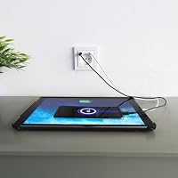 Steckdose Schnellladegerät USB-C/C PD 3.0 QC Kindersicherung Standard Unterputz Wand kompatibel mit GIRA Jung Merten Busch Jaeger Reinweiß Alpinweiß Smartphone Tablet Power Delivery Quick Charge – Ansicht 3