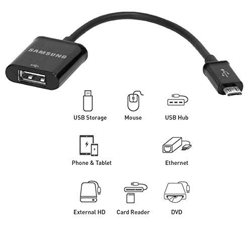 Samsung OTG Micro - USB to USB Adapter for for Android Devices Galaxy