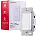 Honeywell Z-Wave Plus Smart Fan Speed Control, 3-Speed In-Wall Paddle Switch, White and Almond | Built-In Repeater Range Extender | ZWave Hub Required - SmartThings, Wink, Alexa Compatible, 39358