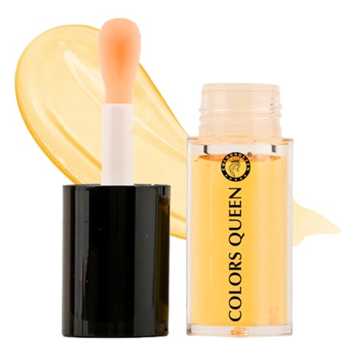 Image of Colors Queen Lip Therapy Glossy Lip Gloss | Nourishing & Hydrating Gloss | Lightweight, Highly Pigmented and One Swipe Application | Non Sticky Lip Gloss with Extra Large Applicator (02 - Avocado, 4.8ml)