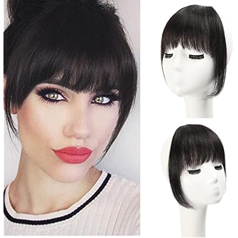 Berracy Clip-In Human Hair Bangs Cover