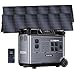 OUKITEL P5000 Pro 5120Wh Große Kapazität Tragbare Powerstation mit 2x500W Solarpanel, 5×4000W AC-Steckdosen (8000W Spitzenleistung) Solargenerator, LiFePO₄-Akku, Für Camping und Stromausfälle