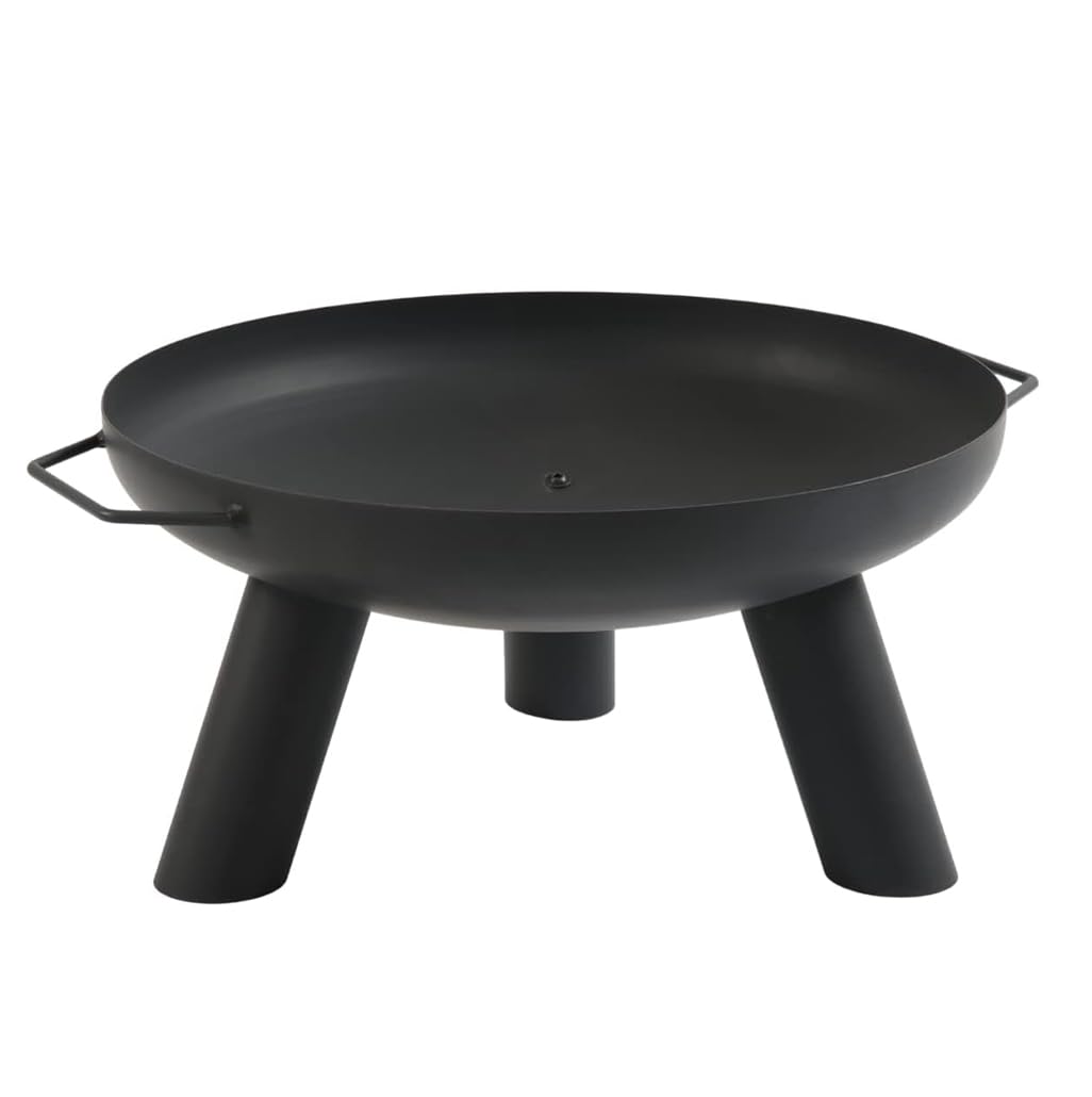 Braciere dal design premium, diametro 55 cm, in robusto acciaio, resistente al calore fino a 600 °C, braciere da giardino per legno e carbone, stabile braciere da terrazza, per esterni e giardino