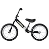 BSTSEL 12" 14" Balance Bike for 2-6 Years Old Stride Walking Bike, with Adjustable Handlebar and Seat Wheel with Light No Pedal Training Bicycle Flat-Free Tires (14 inch Black) #3